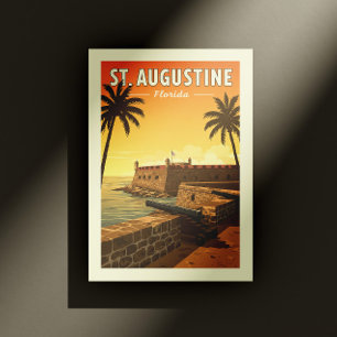 Vintage St. Augustine Florida Postkarte