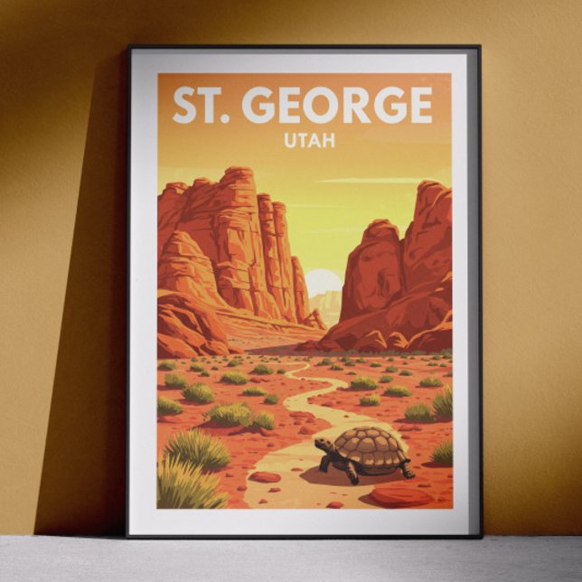 Vintage St. George Utah Poster (Von Creator hochgeladen)