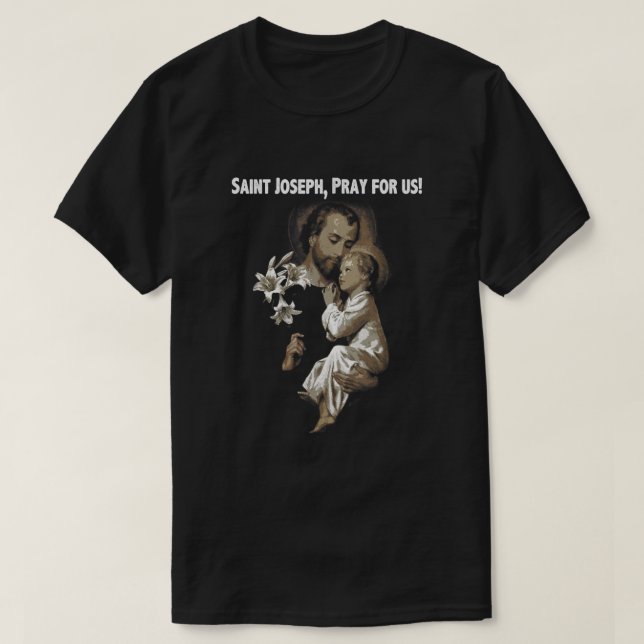 Vintage St. Joseph Shirt Father of Jesus Saint (Design vorne)