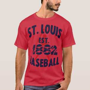 Vintage St Louis Baseball Est 1882 Baseball-Schlag T-Shirt