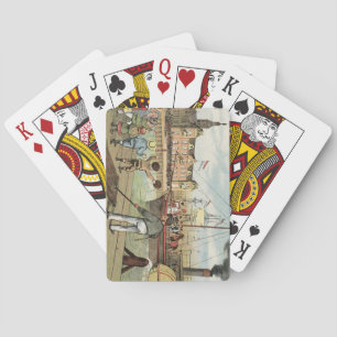 Vintage St. Nicholas niederländische Sinterklaas-K Spielkarten
