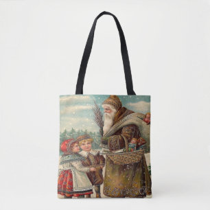 Vintage St. Nicolas Geschenke für Kinder Weihnacht