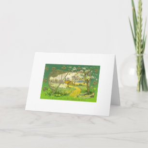 Vintage St. Pat' Day - Irische Landschaft, Karte