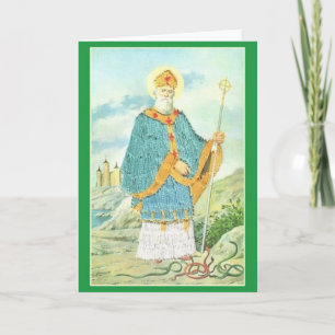 Vintage St. Patrick und Schlangen St. Patrick's Da Karte