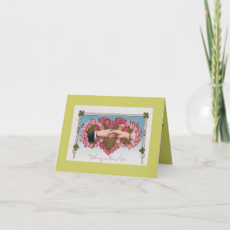 Vintage St Patrick's Day Card Karte