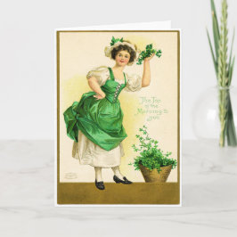 Vintage St Patrick's Day Card Karte