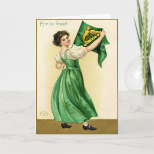 Vintage St Patrick's Day Card Karte