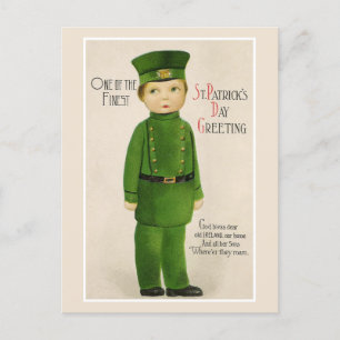Vintage St. Patrick's Day Feiertagspostkarte
