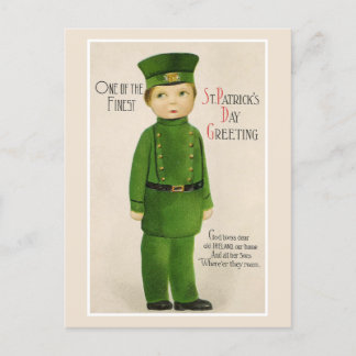 Vintage St. Patrick's Day Feiertagspostkarte