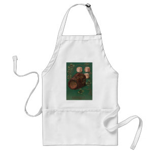 Vintage St. Patrick's Day, Glück Irish Würfel Schürze