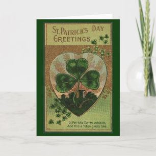 Vintage St. Patrick's Day Karte