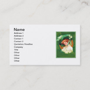 Vintage St. Patrick's Day Karte mit dem Tragen des