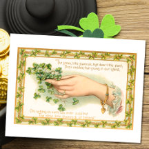 Vintage St. Patrick's Day Kleeblatts