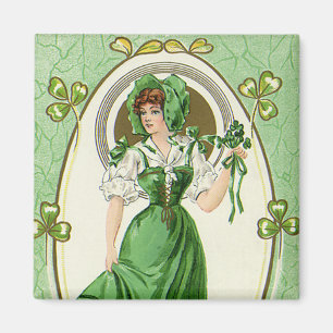 Vintage St. Patrick's Day, meine hübsche irische C Magnet