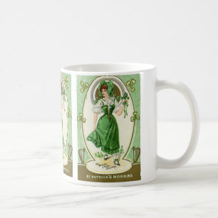 Vintage St. Patrick's Day, meine hübsche irische C Tasse