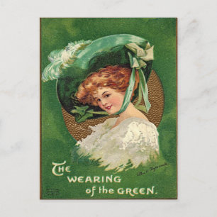 Vintage St. Patrick's Day Postkarte