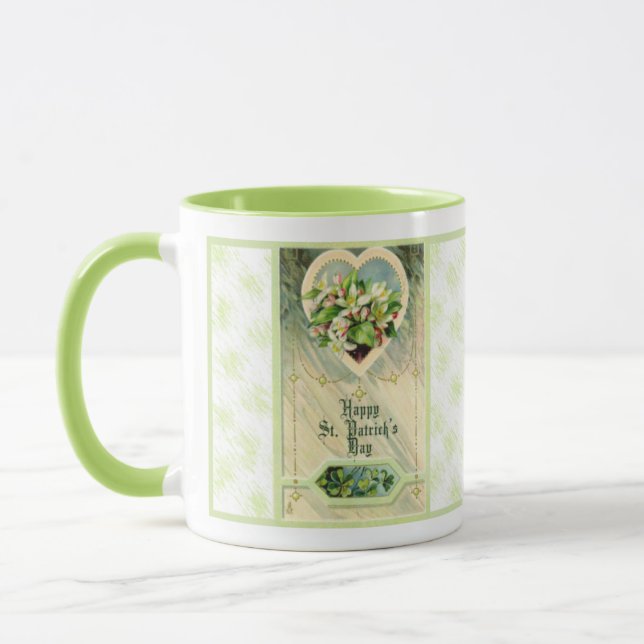 Vintage St. Patrick's Day Tasse (Links)