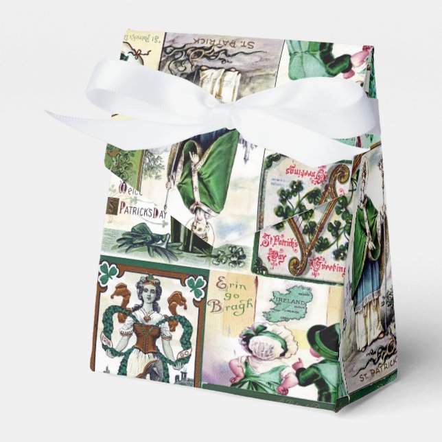 Vintage St Patrick's Geschenkschachtel (Vorderseite)