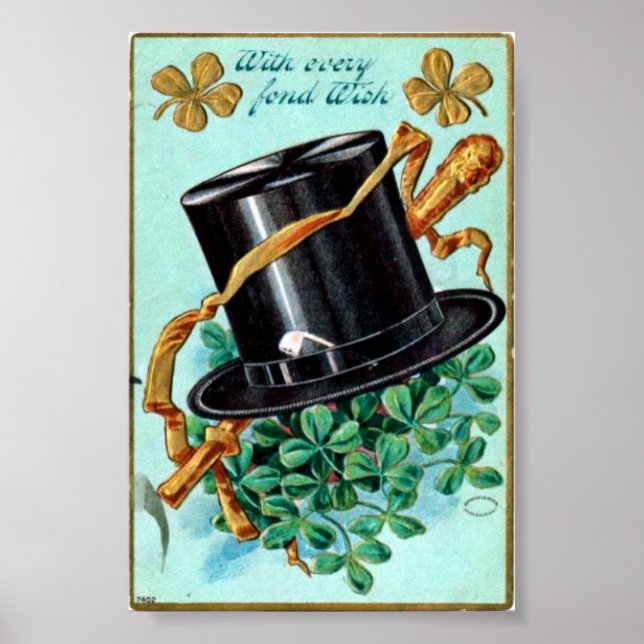 Vintage St Patrick's Poster (Vorne)