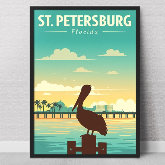 Vintage St. Petersburg Florida Poster (Von Creator hochgeladen)