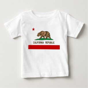 Vintage Staatsflagge der Republik Kalifornien Baby T-shirt
