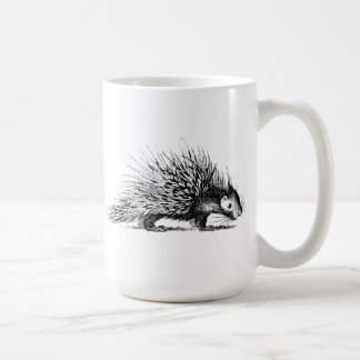Vintage Stachelschwein-Illustration - Tasse