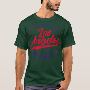Vintage Stadt Los Angeles Rotes Meer T-Shirt