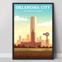 Vintage Stadt Oklahoma