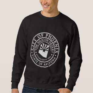 Vintage Stadt Phoenix Arizona Silicon Wüste 188 Sweatshirt