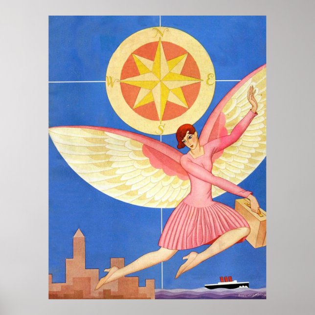 Vintage Stadtmärchen Poster (Vorne)
