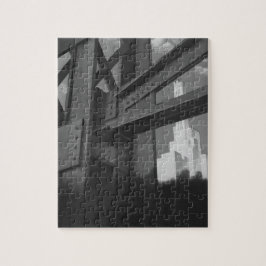 Vintage Stahlbauarchitektur Wolkenkratzer Puzzle