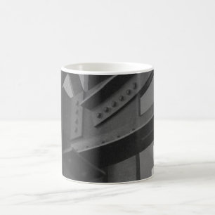 Vintage Stahlbauweise Wolkenkratzer Architektur Tasse