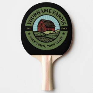 Vintage StallADD-NAME Länderfarm Cropp Bauer Tischtennis Schläger