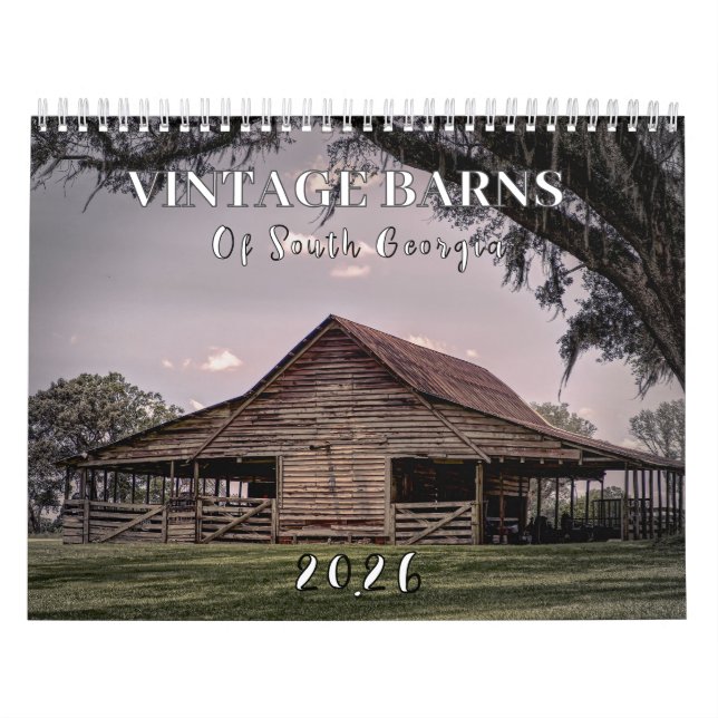 Vintage Stallungen in Südgeorgien Kalender (Titelbild)