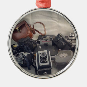 Vintage Standzeit der Kamera Ornament Aus Metall