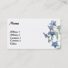 Vintage Starflower Borage-Blumen-Geschäfts-Karten