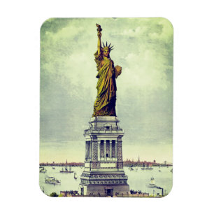 Vintage-Statue der Freiheit Magnet