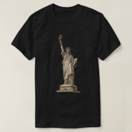Vintage-Statue-der-Freiheit T-Shirt