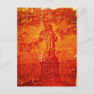 Vintage-Statue of Liberty New York Postkarten