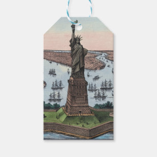 Vintage Statue of Liberty NYC Hafen Kunst 1885 Geschenkanhänger