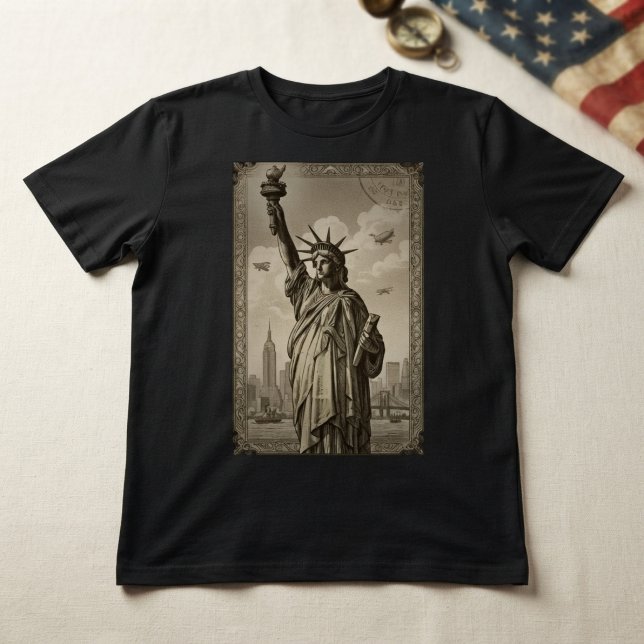 Vintage Statue of Liberty T-Shirt (Von Creator hochgeladen)