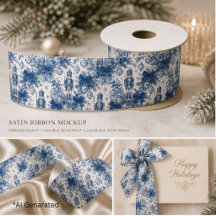 Vintage staubblaue Weihnachts-Toile-Nussknacker