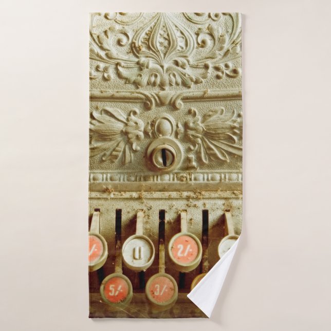 Vintage, staubgedeckte Kasse Badehandtuch (Badehandtuch)