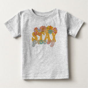 Vintage Stay Groovy Flower Power T-Shirt
