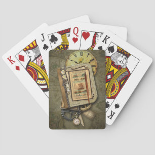 Vintage Steampunk Bicycle® Playing Cards Spielkarten