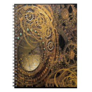Vintage-Steampunk-Design Notizblock