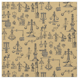 Vintage Steampunk-Fensterheber von 1908 Stoff