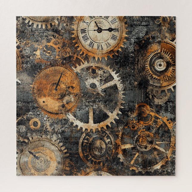Vintage-Steampunk-Puzzle Puzzle (Vertikal)