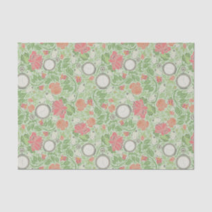 Vintage Steampunk-Schließfächerüberwachung Seidenpapier