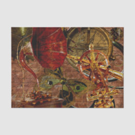 Vintage Steampunk Tapete Seidenpapier